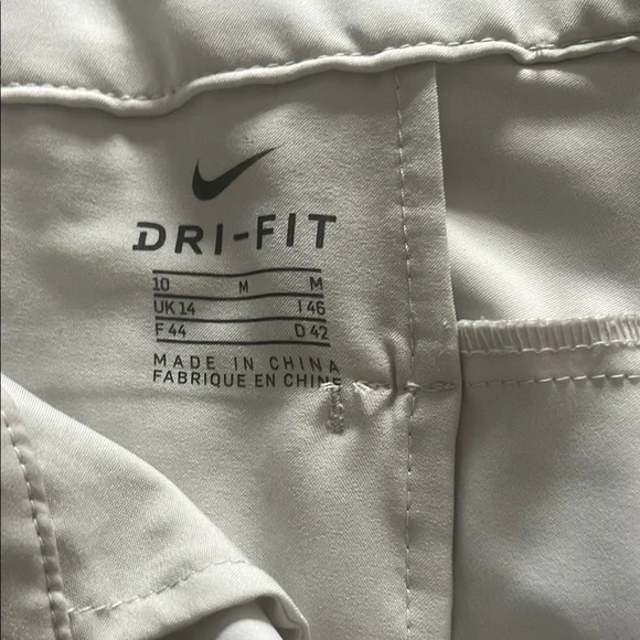 Cream color Nike Shorts with Tailored Flat Front Design - Picture 6 of 14